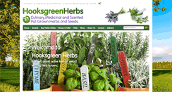 Desktop Screenshot of hooksgreenherbs.com